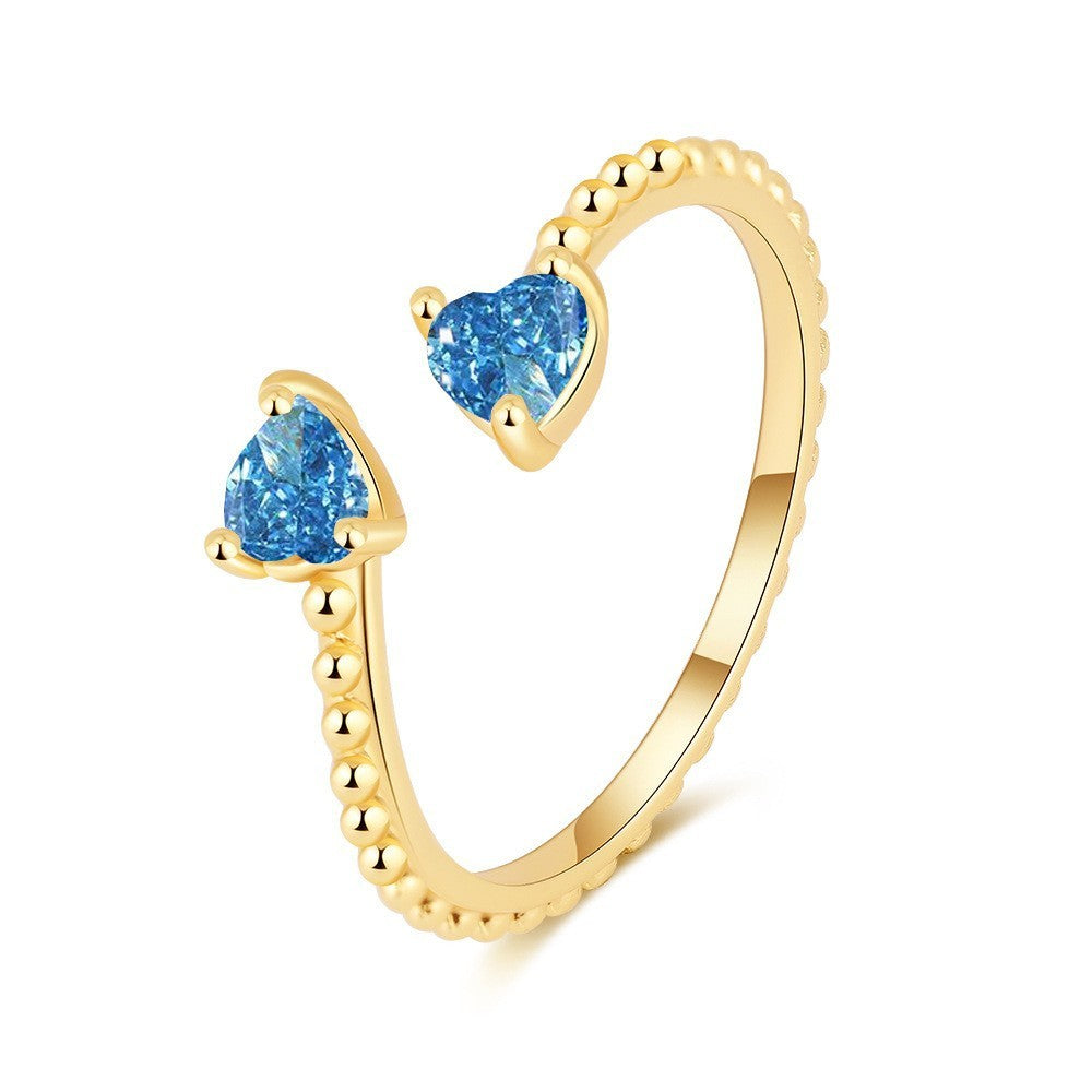 Twin Heart Ring