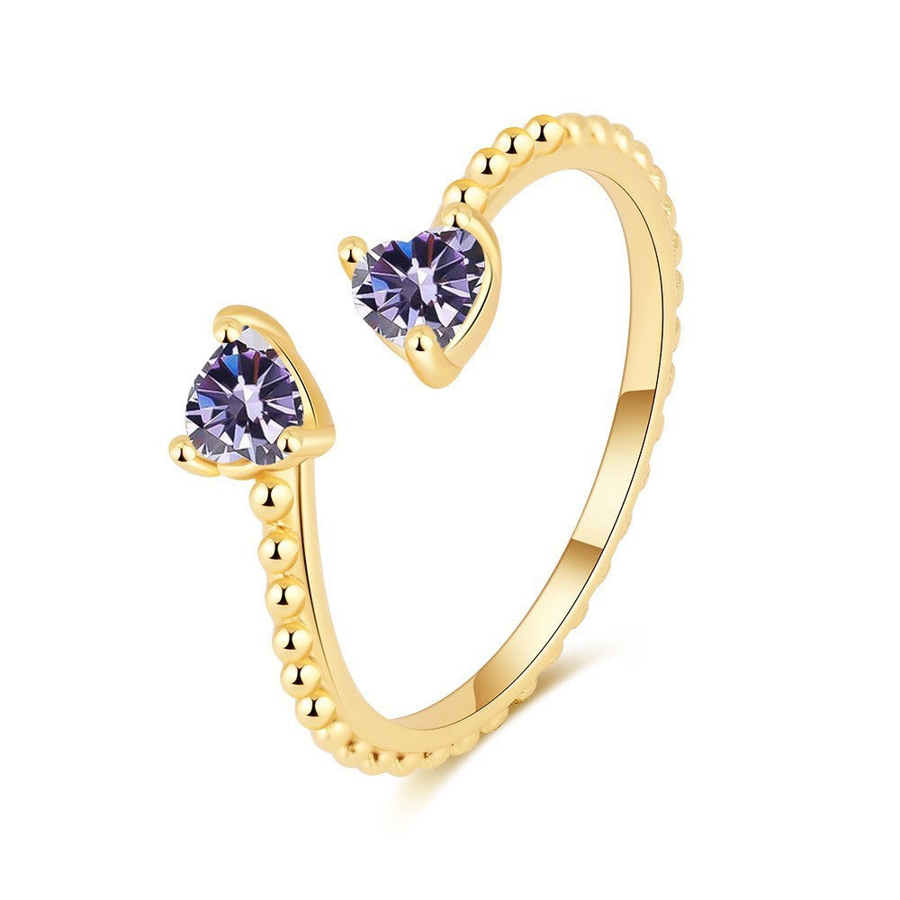 Twin Heart Ring