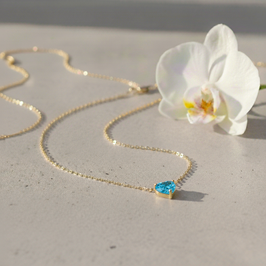 December – Blue Zircon