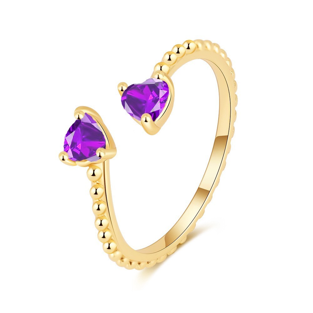 Twin Heart Ring