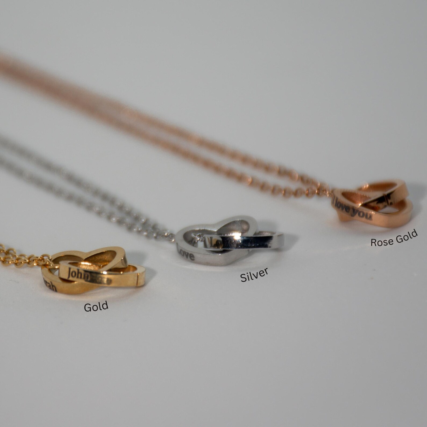 Eternal Flower Box with Hidden Engraved Necklace