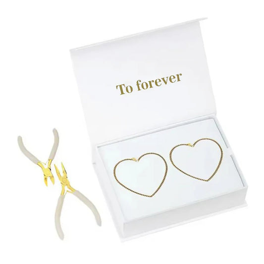 Permanent Bracelet Kit – DIY 316 Stainless Steel Bracelet Making Kit for Couples Gift for Anniversary, Valentine’s Day Jewelry